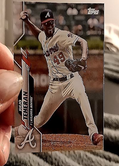 2020 Topps Series 1 #195 Julio Teheran — front