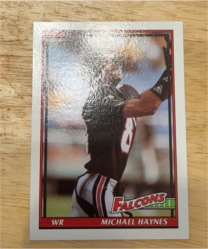 1991 Topps #578 Michael Haynes — front