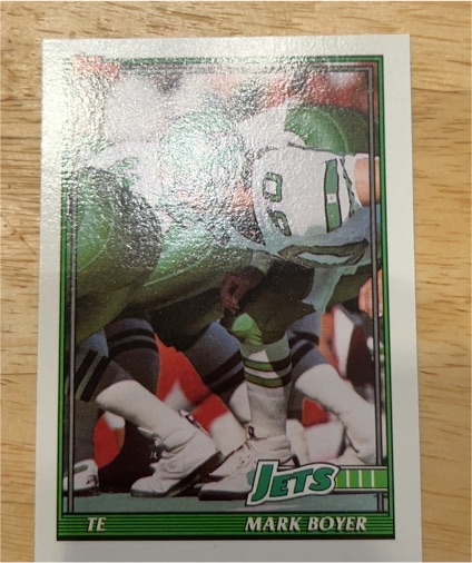 1991 Topps #478 Mark Boyer — front