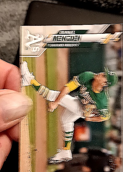 2020 Topps #261 Daniel Mengden Oakland Athletics — front