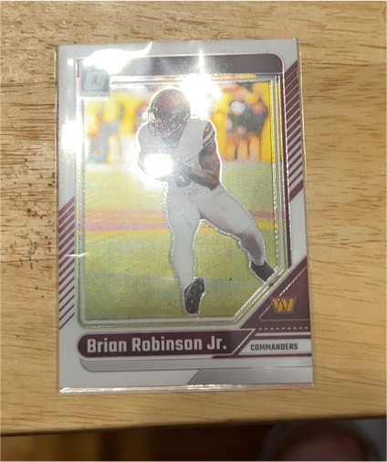 2024 Panini Donruss Optic #195 Brian Robinson Jr. — front