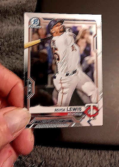 2021 Bowman Chrome #BCP-63 Royce Lewis — front