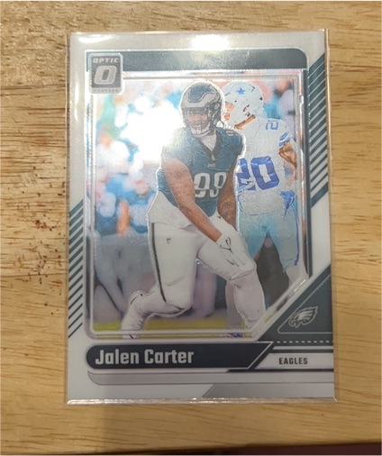 2024 Panini Donruss Optic #163 Jalen Carter — front