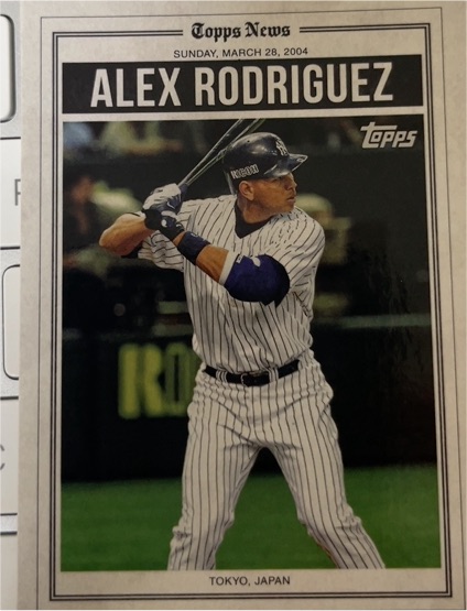 2004 Topps News #Alex Rodriguez — front