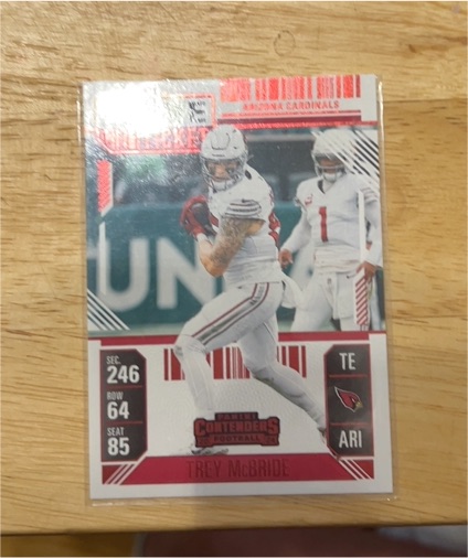2024 Panini Contenders #1 Trey McBride — front