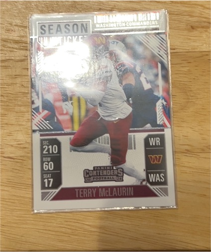 2024 Panini Contenders Season Ticket #99 Terry McLaurin — front