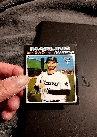 2020 Topps Heritage #540 Jon Berti — front