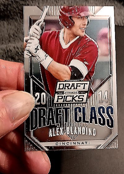 2014 Panini Prizm Perennial Draft Picks Draft Class #27 Alex Blandino — front