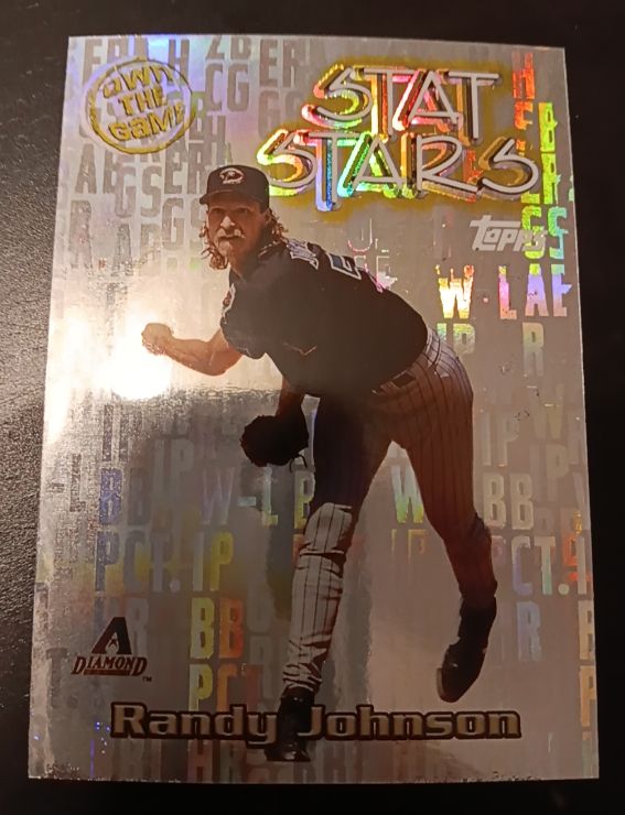 2000 Topps Own the Game #OTG19 Randy Johnson — front