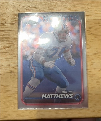 2024 Topps Chrome #190 Bruce Matthews — front