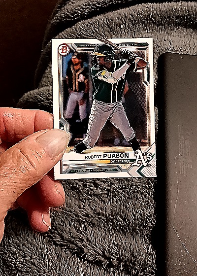 2021 Bowman #BCP-45 Robert Puason — front
