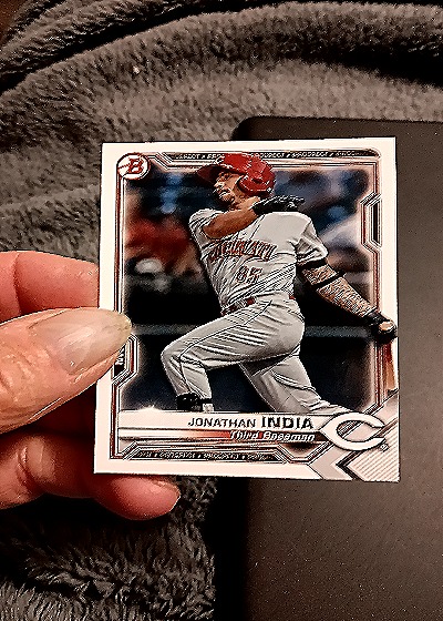 2021 Bowman Prospects #BP-46 Jonathan India — front