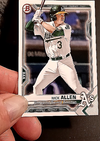 2021 Bowman Prospects #BP-147 Nick Allen — front