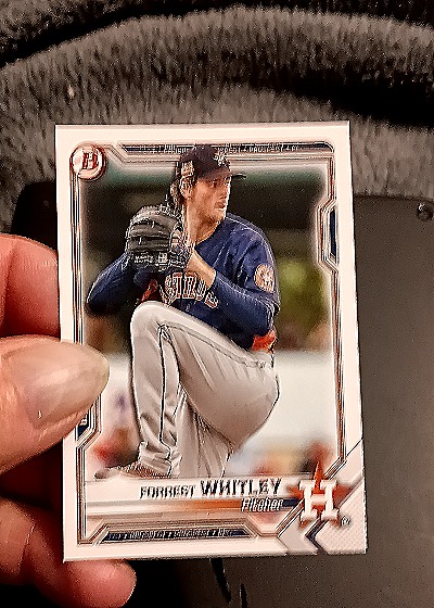 2021 Bowman #BP-9 Forrest Whitley — front