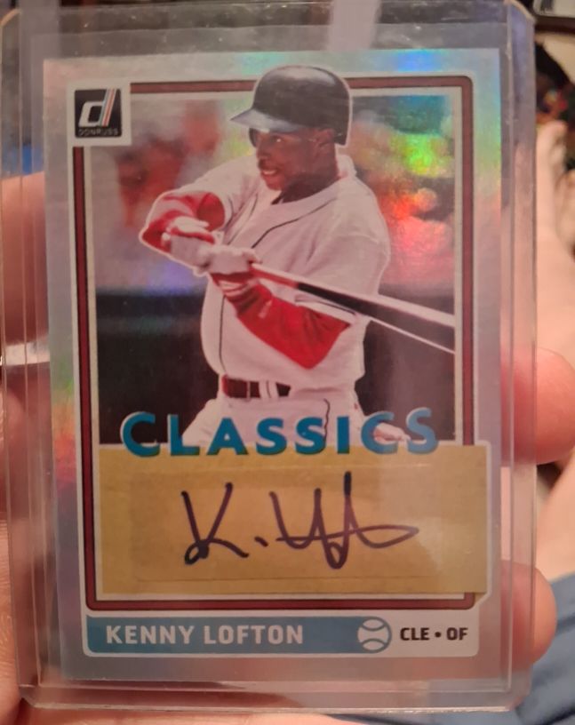2020 Panini Donruss Classics Autographs #CA-KL Kenny Lofton — front