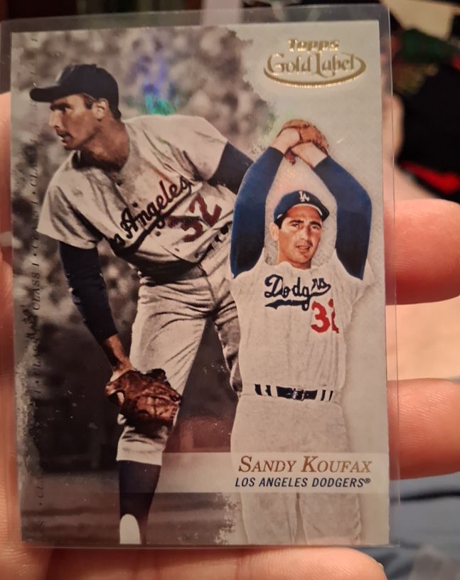2017 Topps Gold Label #35 Sandy Koufax — front