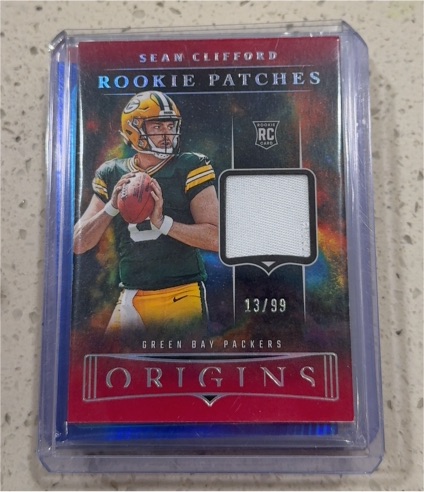 2023 Panini Origins Rookie Patches #RP-SC Sean Clifford — front