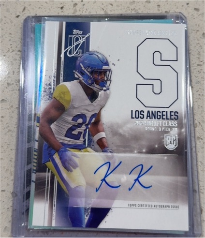 2024 Topps Signature Class #RCA-KKI Kamren Kinchens Rookie Class Auto Variation — front