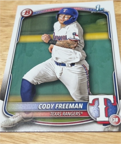 2025 Bowman #BP-112 Cody Freeman Prospects 1st Bowman — front
