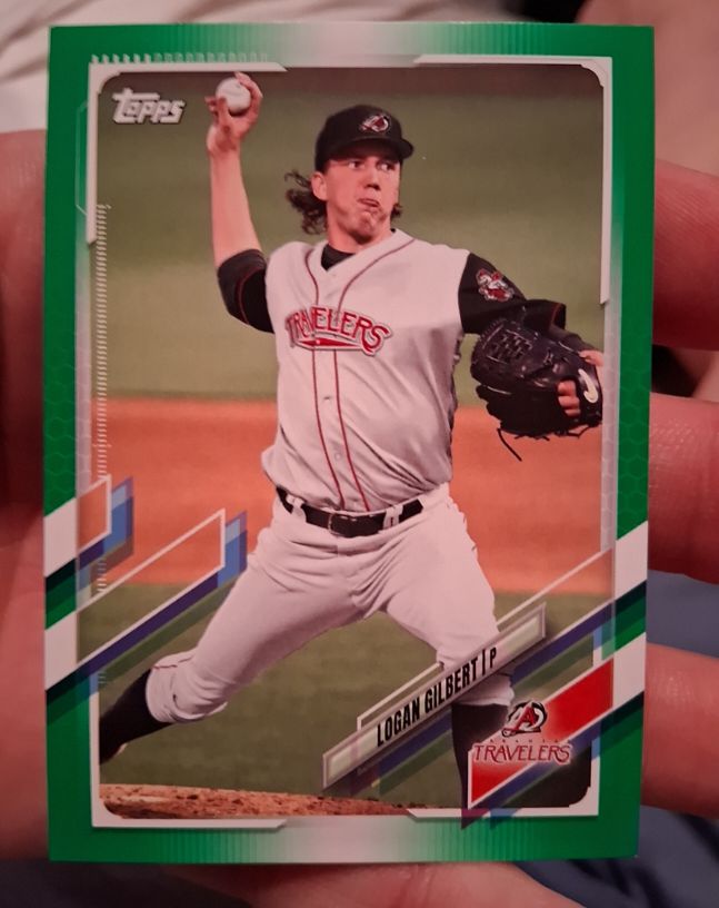 2021 Topps Pro Debut #PD-42 Logan Gilbert Arkansas Travelers — front