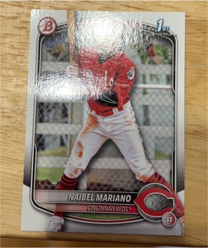 2025 Bowman #BP-99 Naibel Mariano — front