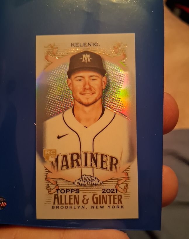 2021 Topps Allen & Ginter Chrome Mini Jarred Kelenic — front