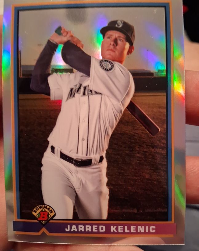2021 Bowman Chrome 1991 Bowman #91B-JK Jarred Kelenic — front