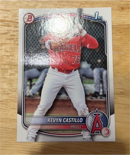 2025 Bowman #BP-82 Kevyn Castillo — front
