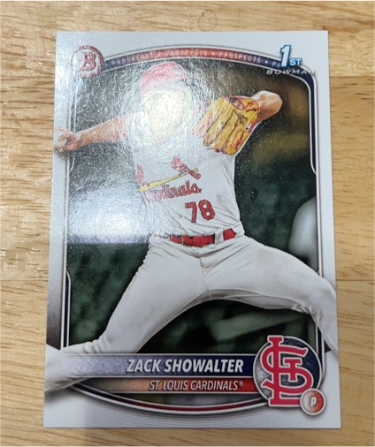2025 Bowman #BP-74 Zack Showalter — front