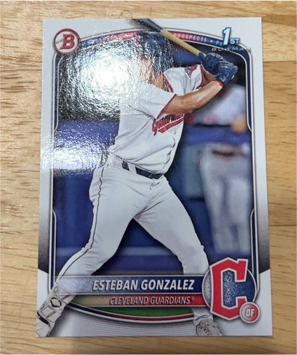 2025 Bowman #BP-70 Esteban Gonzalez — front