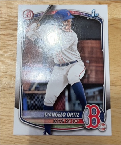 2025 Bowman #BP-61 D'Angelo Ortiz — front
