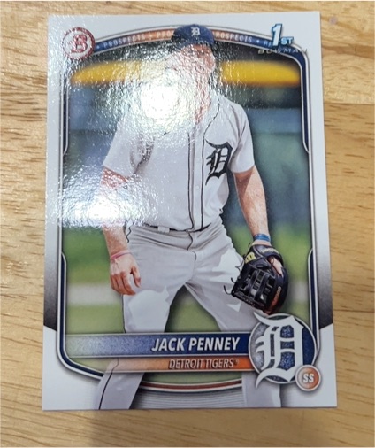 2025 Bowman Prospects #BP-60 Jack Penney — front