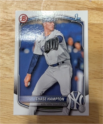 2025 Bowman #BP-57 Chase Hampton — front