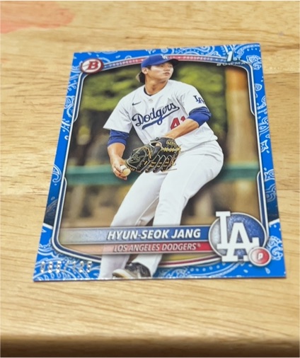 2025 Bowman Prospects #BP-51 Hyun-Seok Jang — front