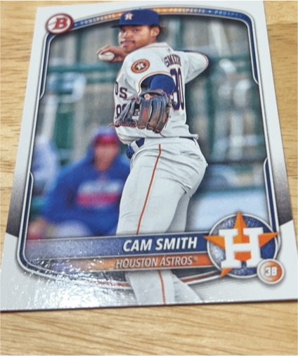 2025 Bowman Prospects #BP-48 Cam Smith — front