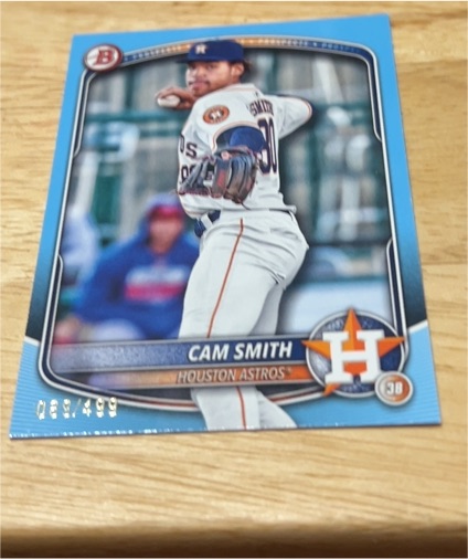 2025 Bowman Prospects #BP-48 Cam Smith — front