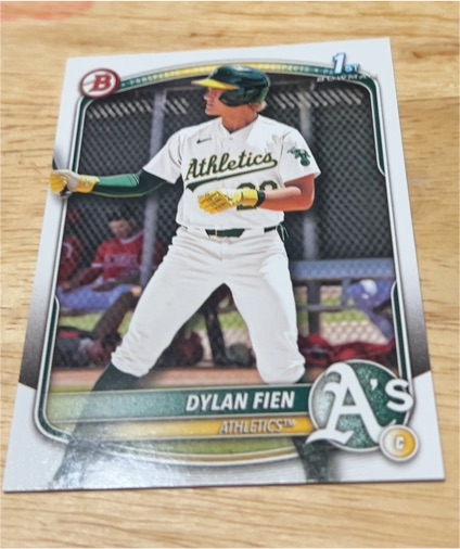 2025 Bowman #BP-47 Dylan Fien — front