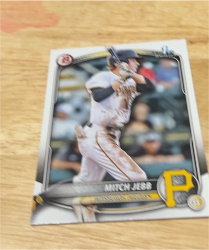 2025 Bowman #BP-41 Mitch Jebb — front