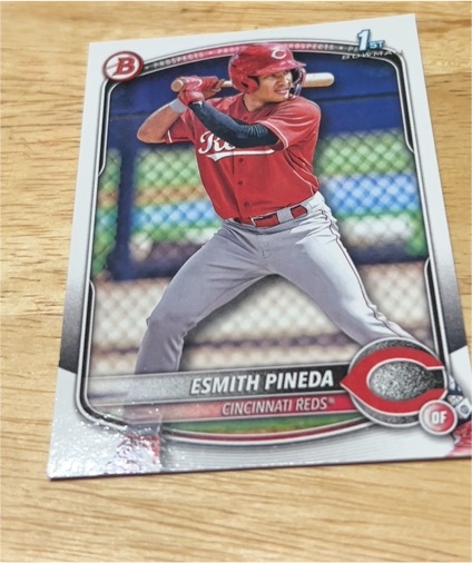 2025 Bowman #BP-37 Esmith Pineda — front