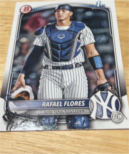 2025 Bowman #BP-34 Rafael Flores — front