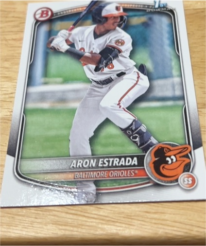 2025 Bowman #BP-33 Aron Estrada Prospects 1st Bowman — front