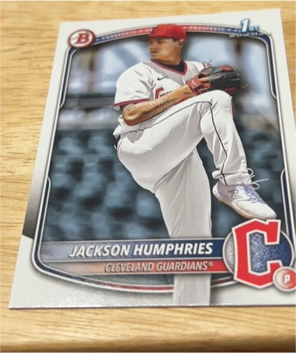 2025 Bowman Prospects #BP-11 Jackson Humphries — front