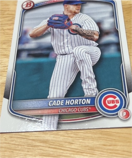 2025 Bowman #BP-10 Cade Horton — front