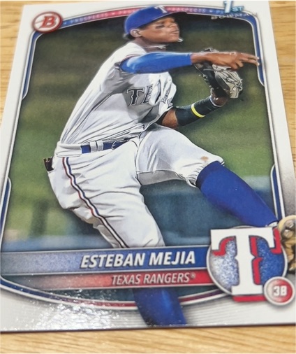 2025 Bowman #BP-9 Esteban Mejia — front