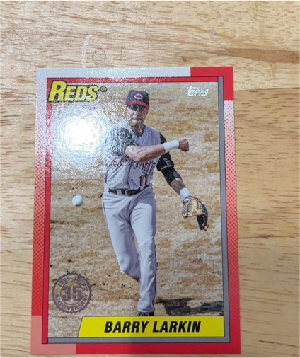 2025 Topps Series 1 #T90-3 Barry Larkin — front