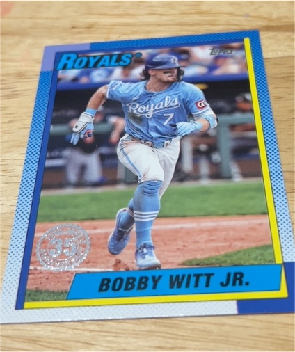 2025 Topps Series 1 #T90-23 Bobby Witt Jr. — front