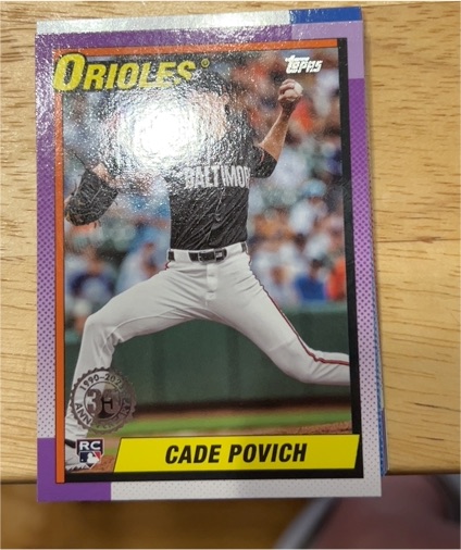 2025 Topps 35th Anniversary #T90-69 Cade Povich — front