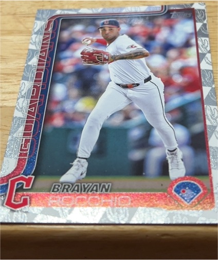 2025 Topps Series 1 #194 Brayan Rocchio — front