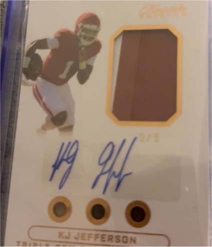 2024 Keepsake Sports Edition #3/5 KJ Jefferson — front