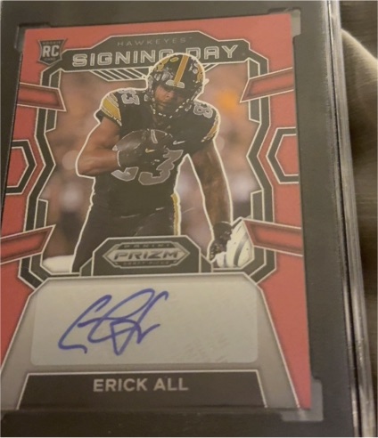 2024 Panini Prizm Draft Picks Signing Day #SD-EAL Erick All — front